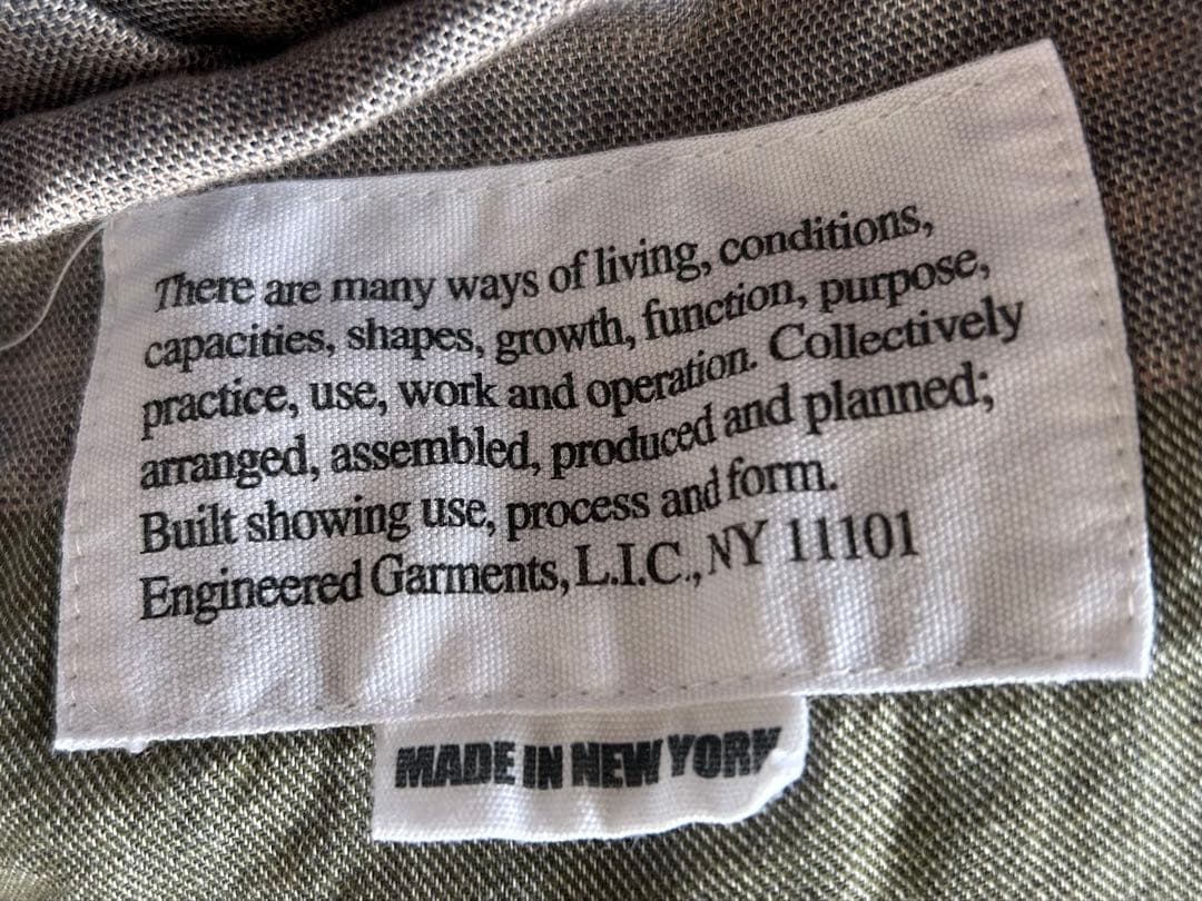 ENGINEERED GARMENTS エンジニアド ガーメンツ