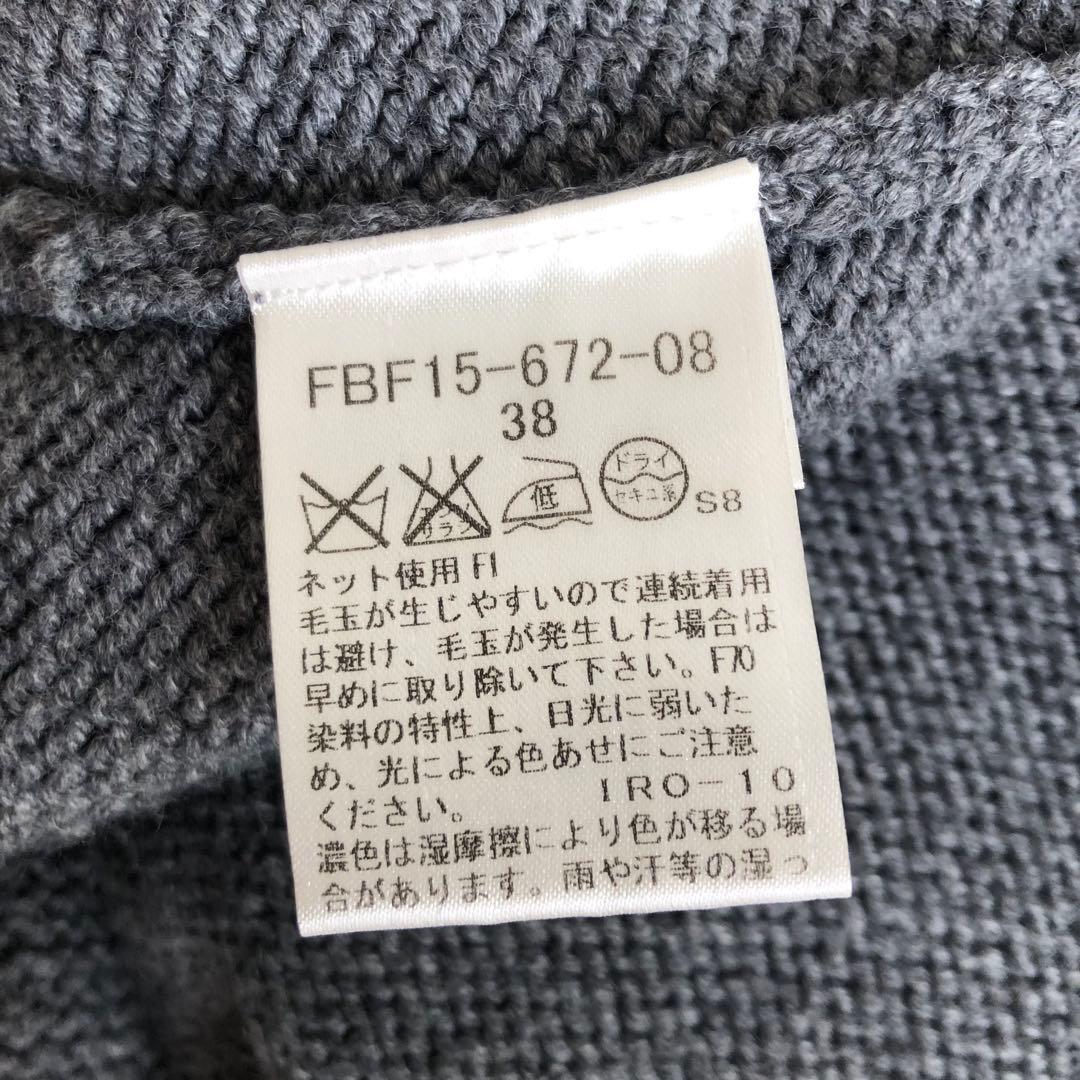 BURBERRY BLUE LABEL 半袖 ケーブル ニットワンピース 38