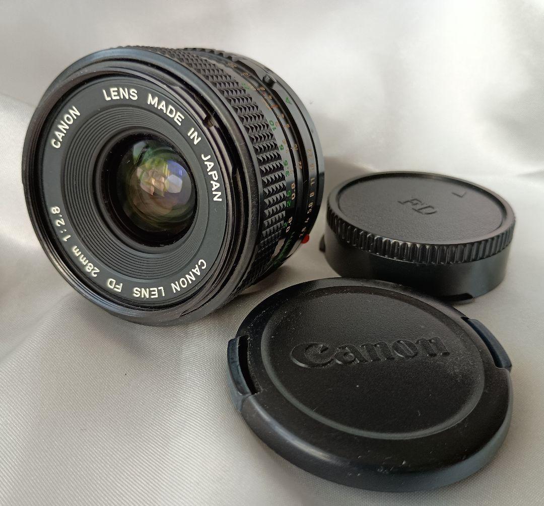 Canon FD 28mm f/2.8 レンズ
