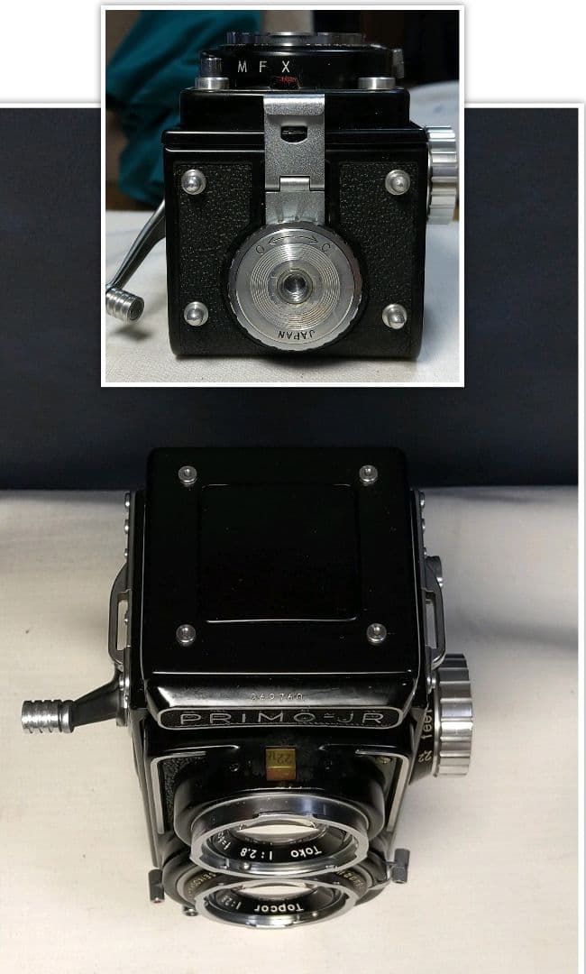 訳あり！PRIMO-JR 6cm F2.8 Tokyo Kogaku 二眼レフ！