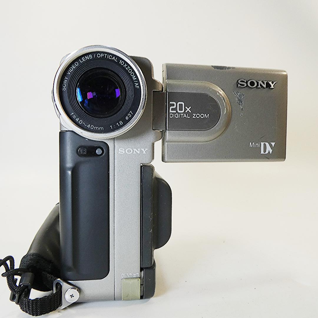 動作品 ソニーDCR-PC7 MiniDV ビデオカメラ DVDダビングに最適