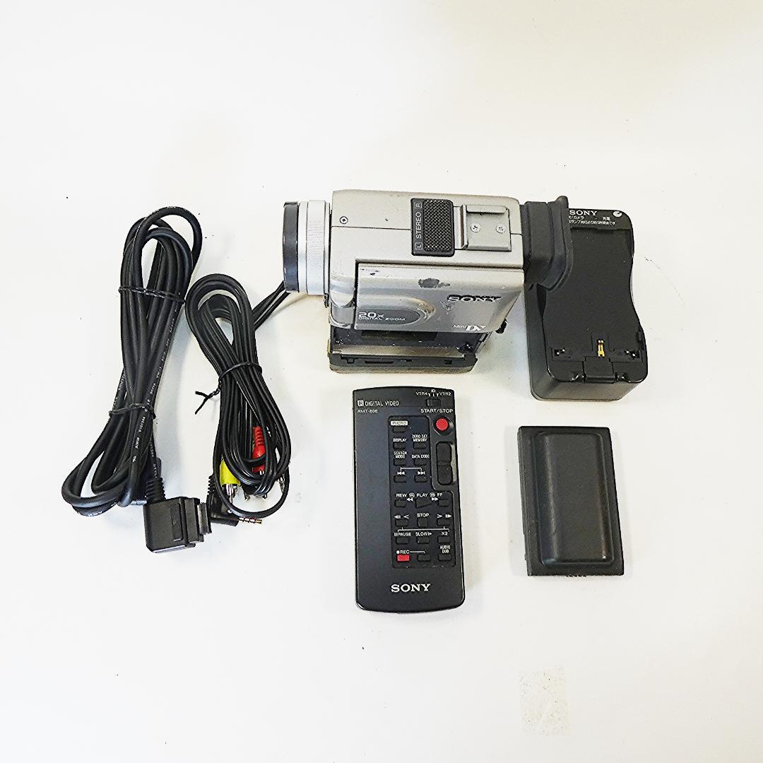 動作品 ソニーDCR-PC7 MiniDV ビデオカメラ DVDダビングに最適