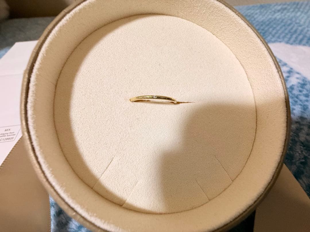 AHKAH メテオールリング　K18ゴールド　10号