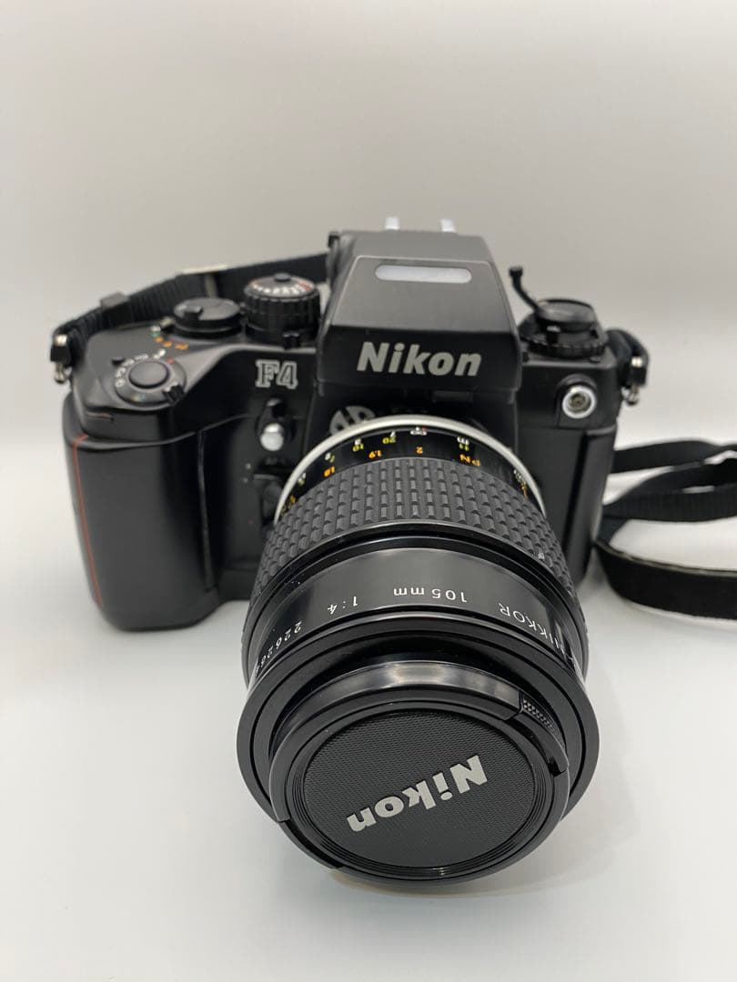 Nikon F4 フィルム一眼レフカメラ Nikkor 105mmレンズ付き