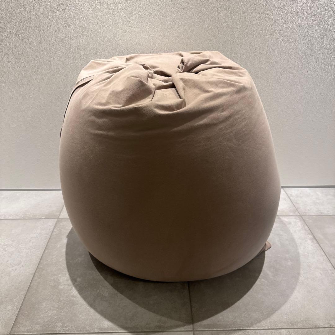 Yogibo MAX ベージュ ビーズクッション 換えカバーおまけ付き