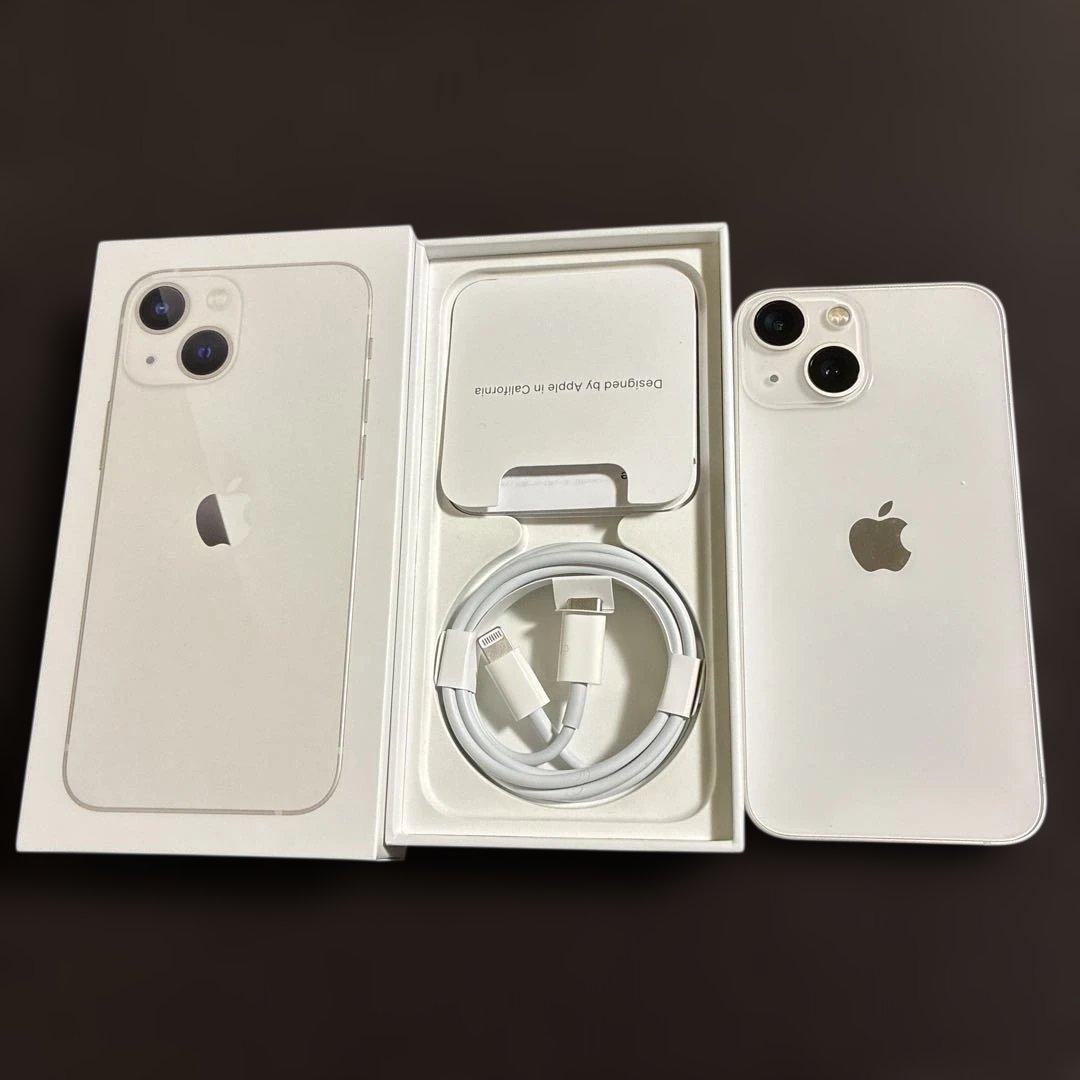 Apple iPhone 13 mini スターライト バッテリー100%