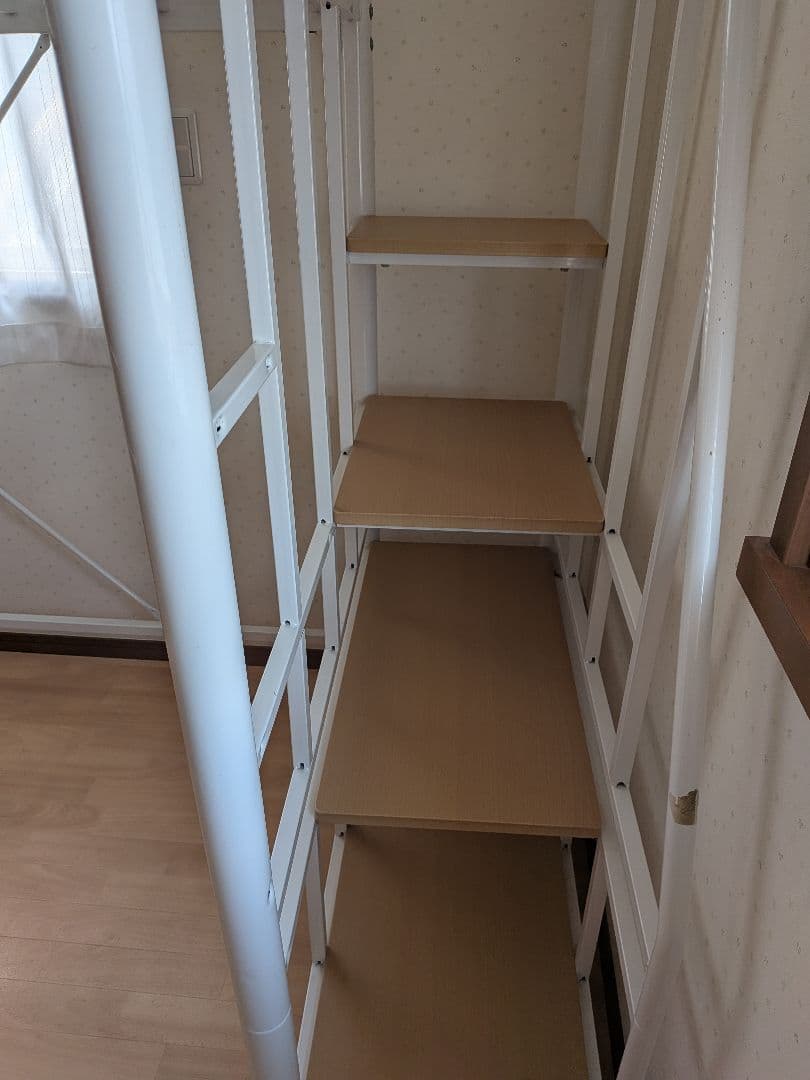 K☆様専門　階段式ロフトベッド ホワイト