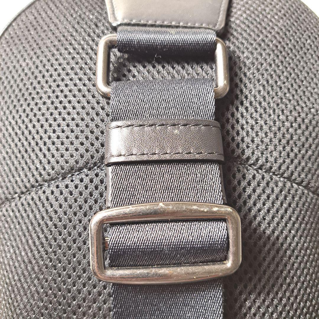 【極美品】コーチCOACHボディバッグ　ショルダーバッグ　レザー本革　ブラック