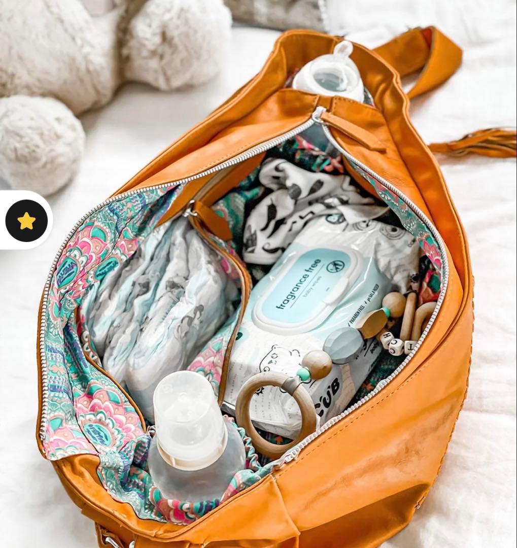 MAHIYA sla Pearl Leather Baby Bag 新品未使用