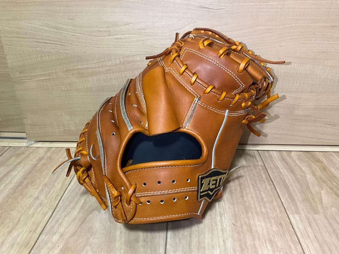 【型付け済み】Zett一般軟式キャッチャーミット(ネオステイタス)