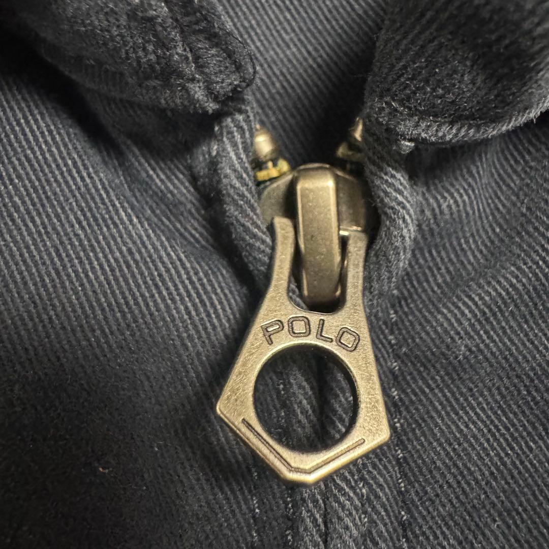 【定番】ポロラルフローレン　スイングトップ　赤ポニー　ネイビー　アメカジ　y2k