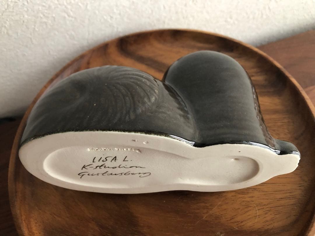 ★入手困難！！★リサラーソンのマイ★ブラック艶ありの可愛い子です！！★