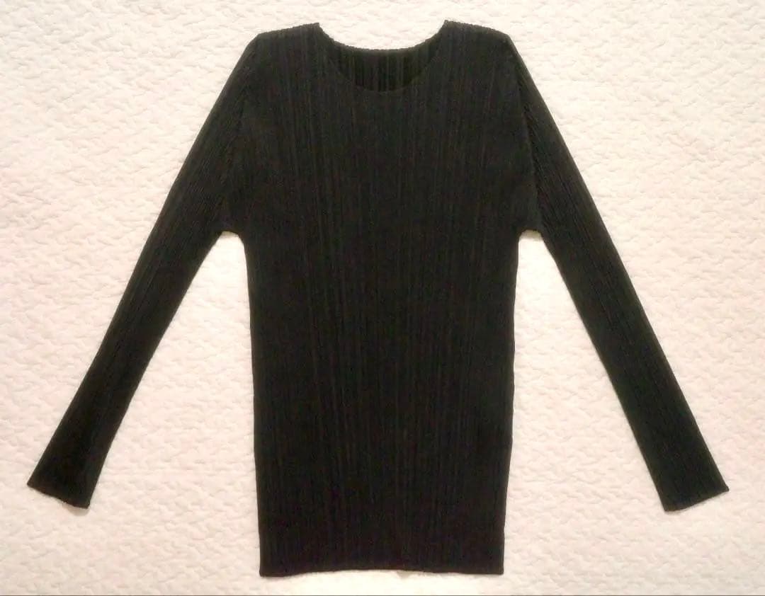 PLEATS PLEASE 長袖トップス　マンスリー　ブラック 黒