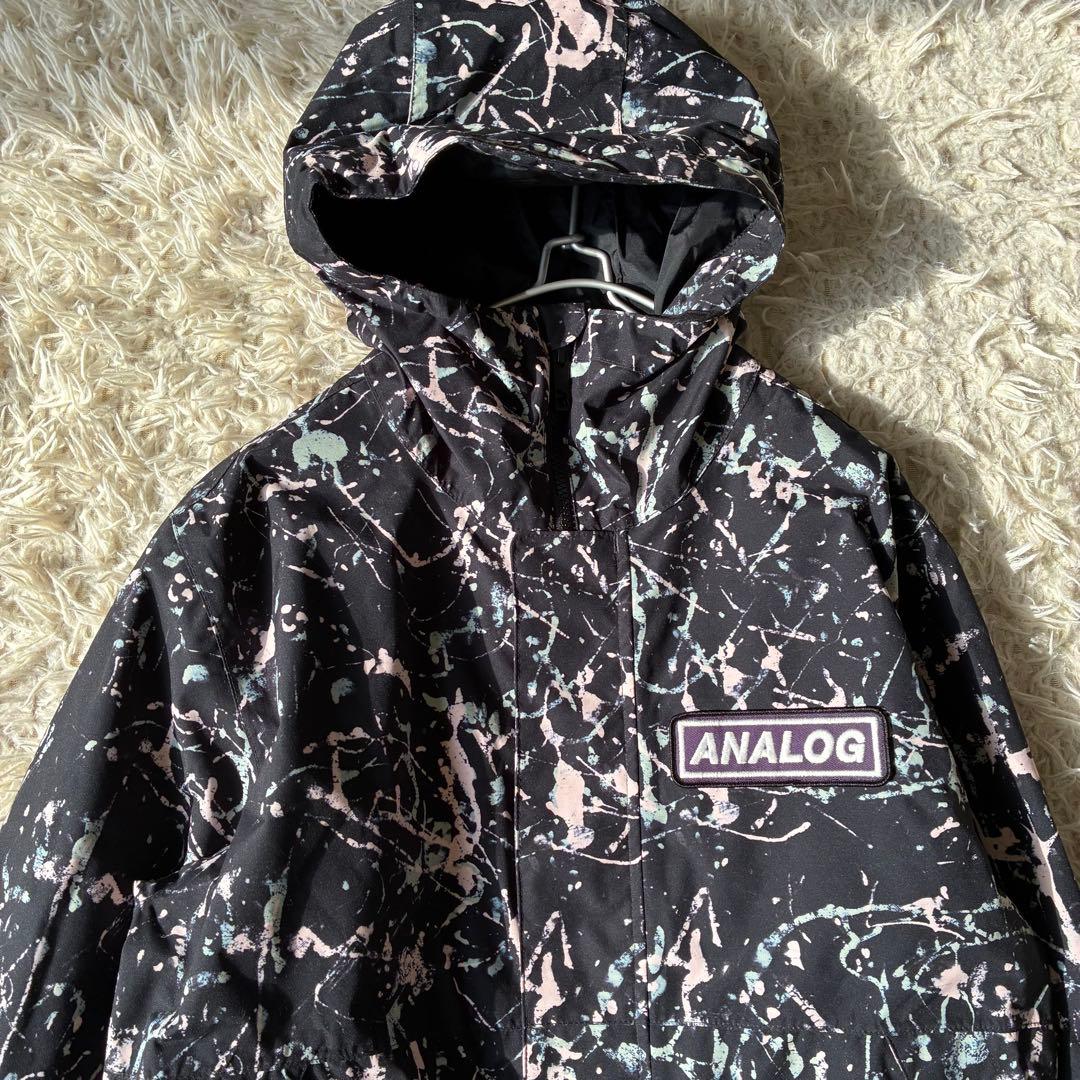 美品 BURTON ANALOG スノーボードウェア つなぎ ペイント柄