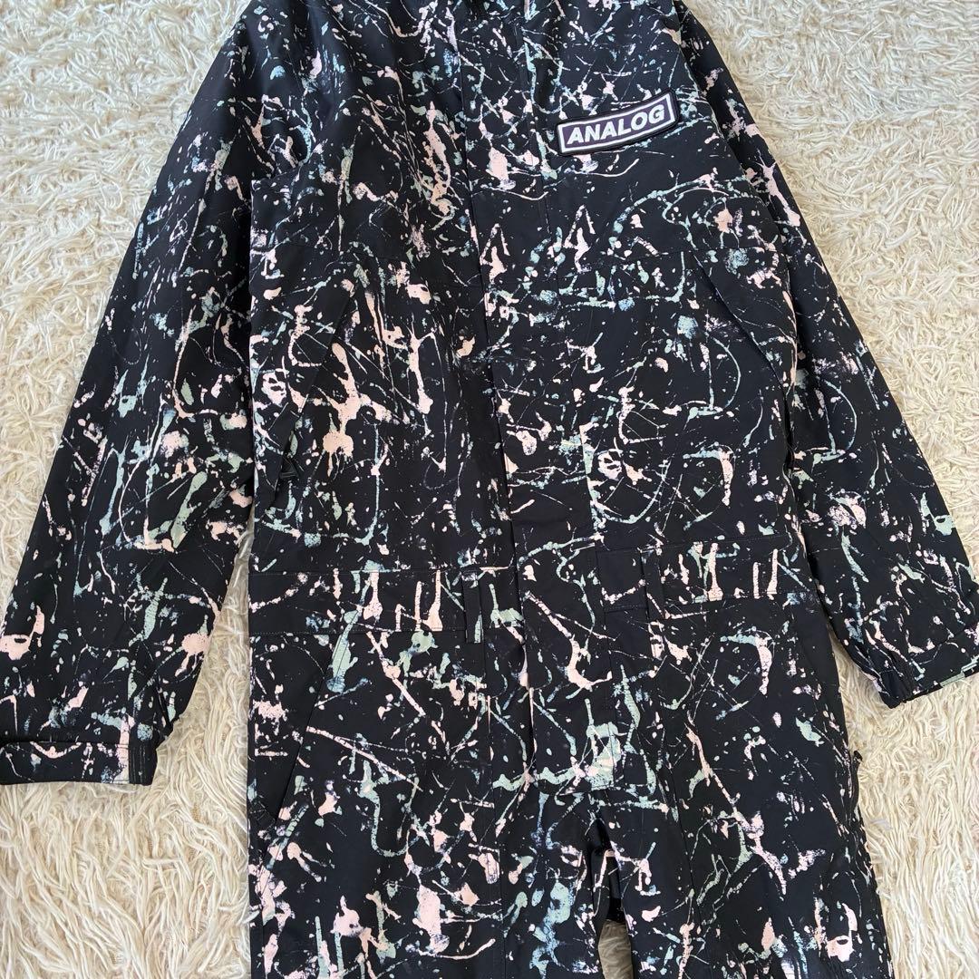 美品 BURTON ANALOG スノーボードウェア つなぎ ペイント柄