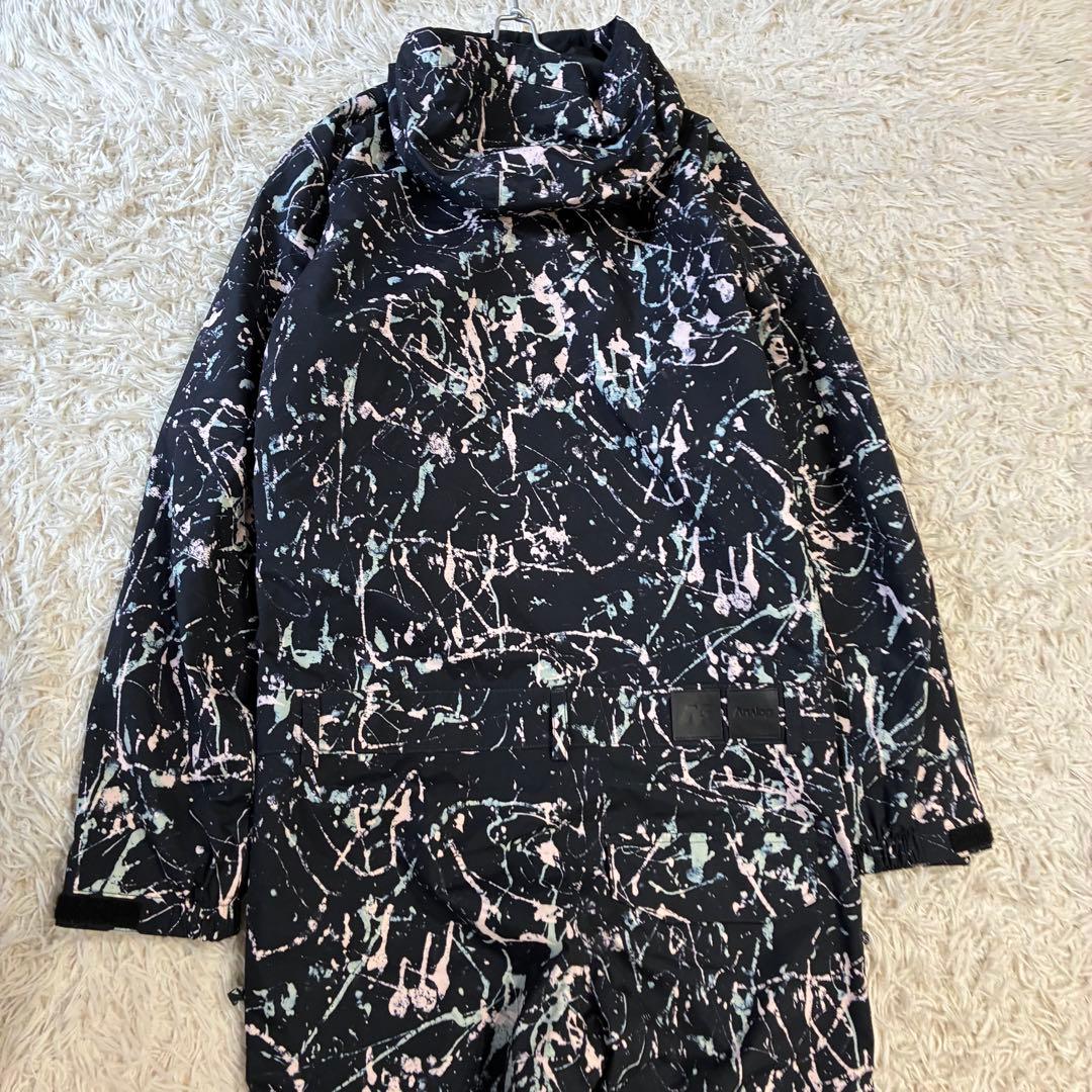 美品 BURTON ANALOG スノーボードウェア つなぎ ペイント柄