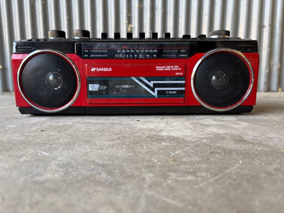 SCR-B2 RDカセットテープレコーダーBluetooth MP3