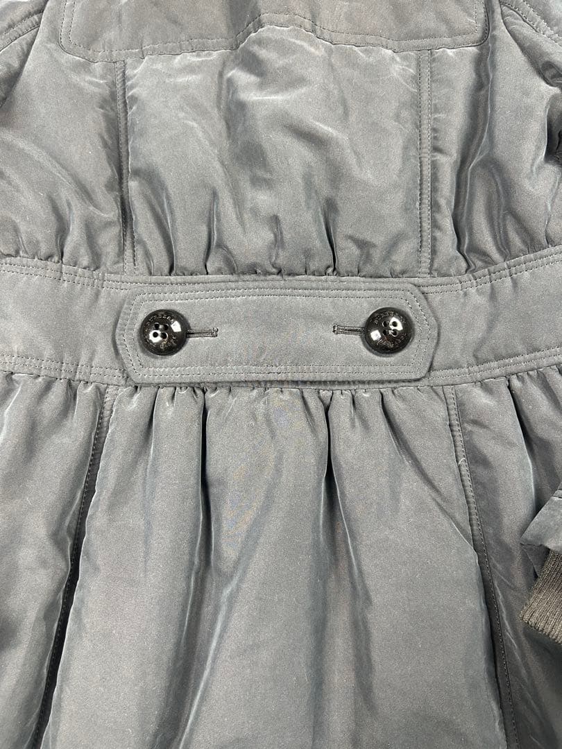 【美品】バーバリーブルーレーベル ダッフル風 中綿コート ノバチェック 38