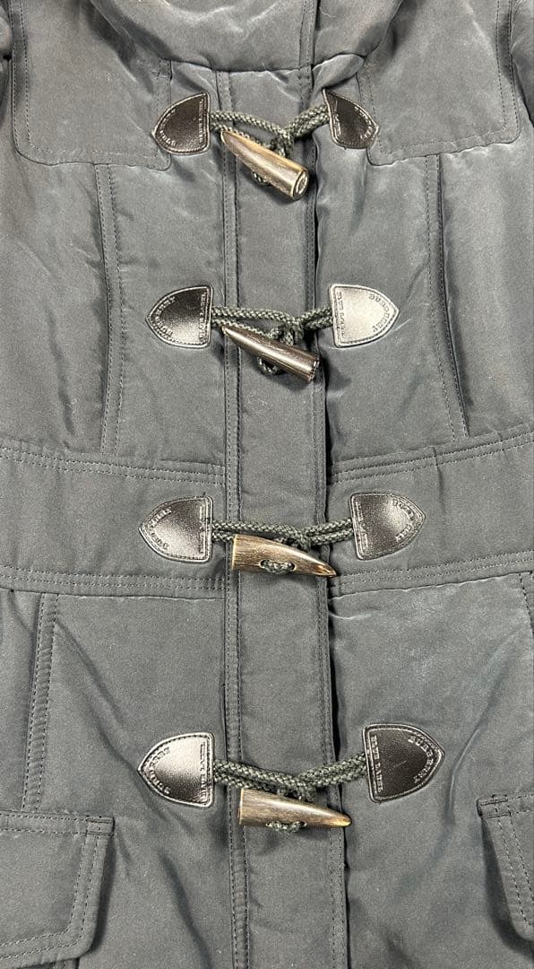 【美品】バーバリーブルーレーベル ダッフル風 中綿コート ノバチェック 38