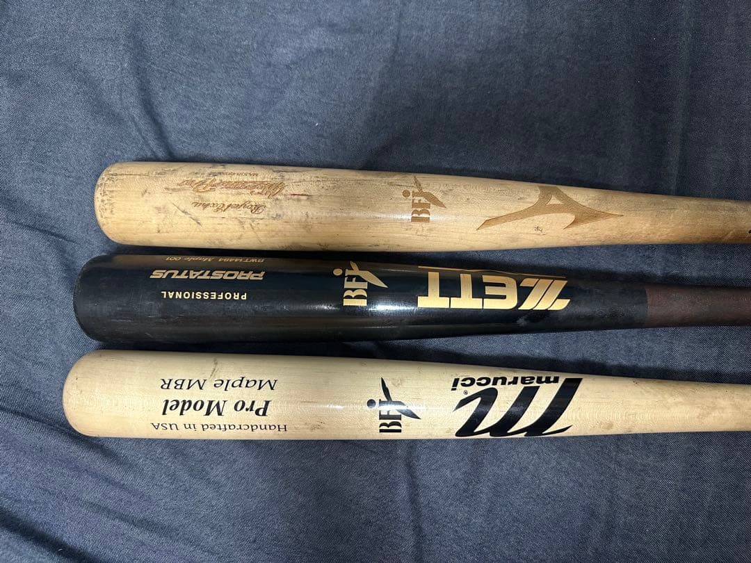 BFJバット　ミズノ、ゼット、マルーチ　3本セット