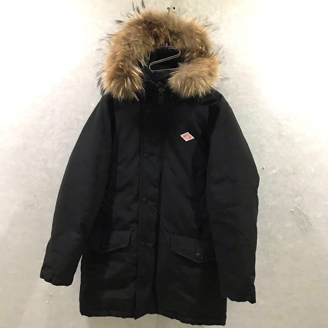 DANTON タッサーダウン ダウンコート ブラック 34