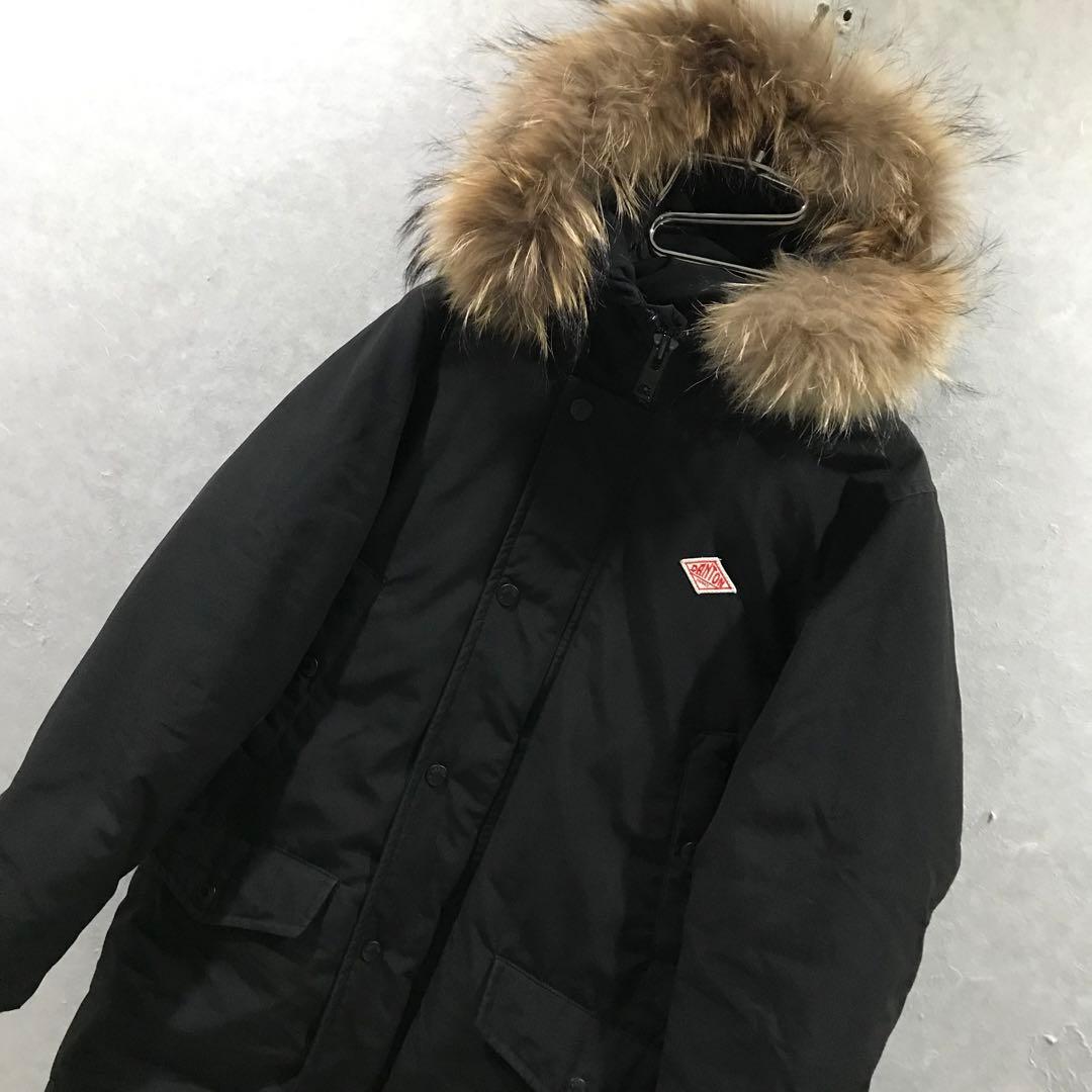 DANTON タッサーダウン ダウンコート ブラック 34