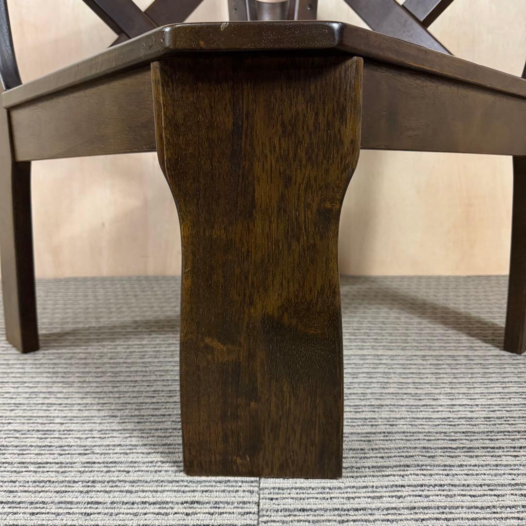 カリモク ルスティック コーナーベンチチェア たのメル便 引き取り値引き有り