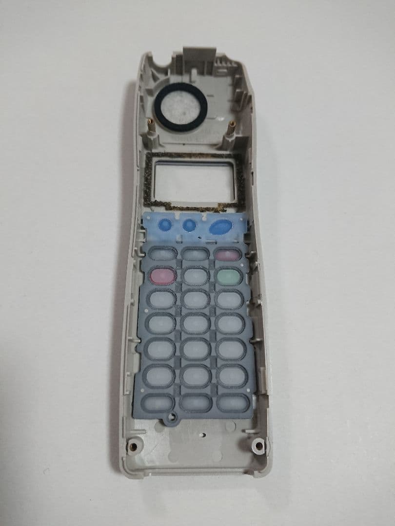 【平成レトロ】ドコモガラケー ドコモP101 シャンパンゴールド 予備パーツ付き