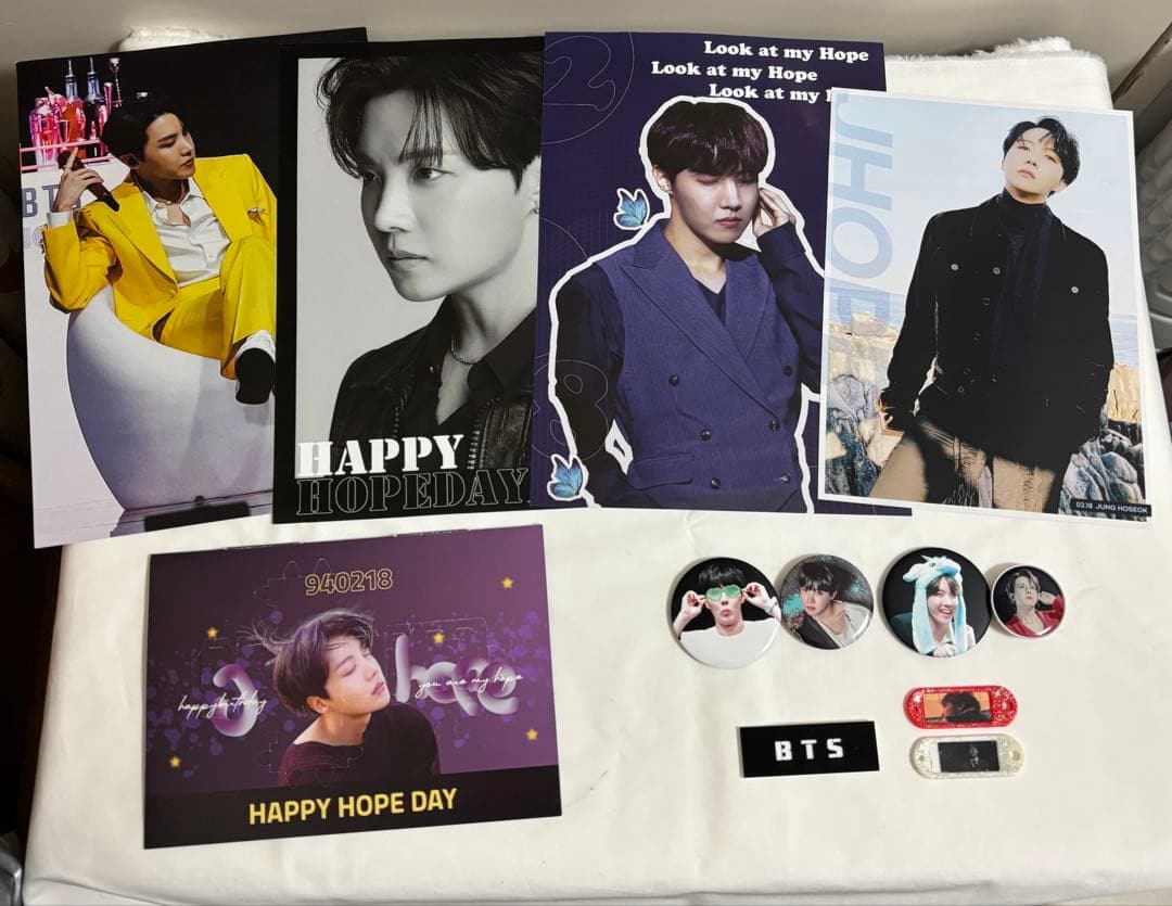 BTS J-HOPE ホソク センイル カプホまとめ売り トレカ 垂れ幕 うちわ