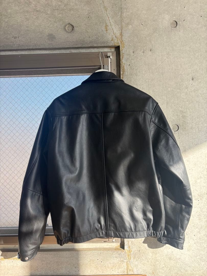ジャケット・アウター LEATHER BLOUSON universalproducts 26ss