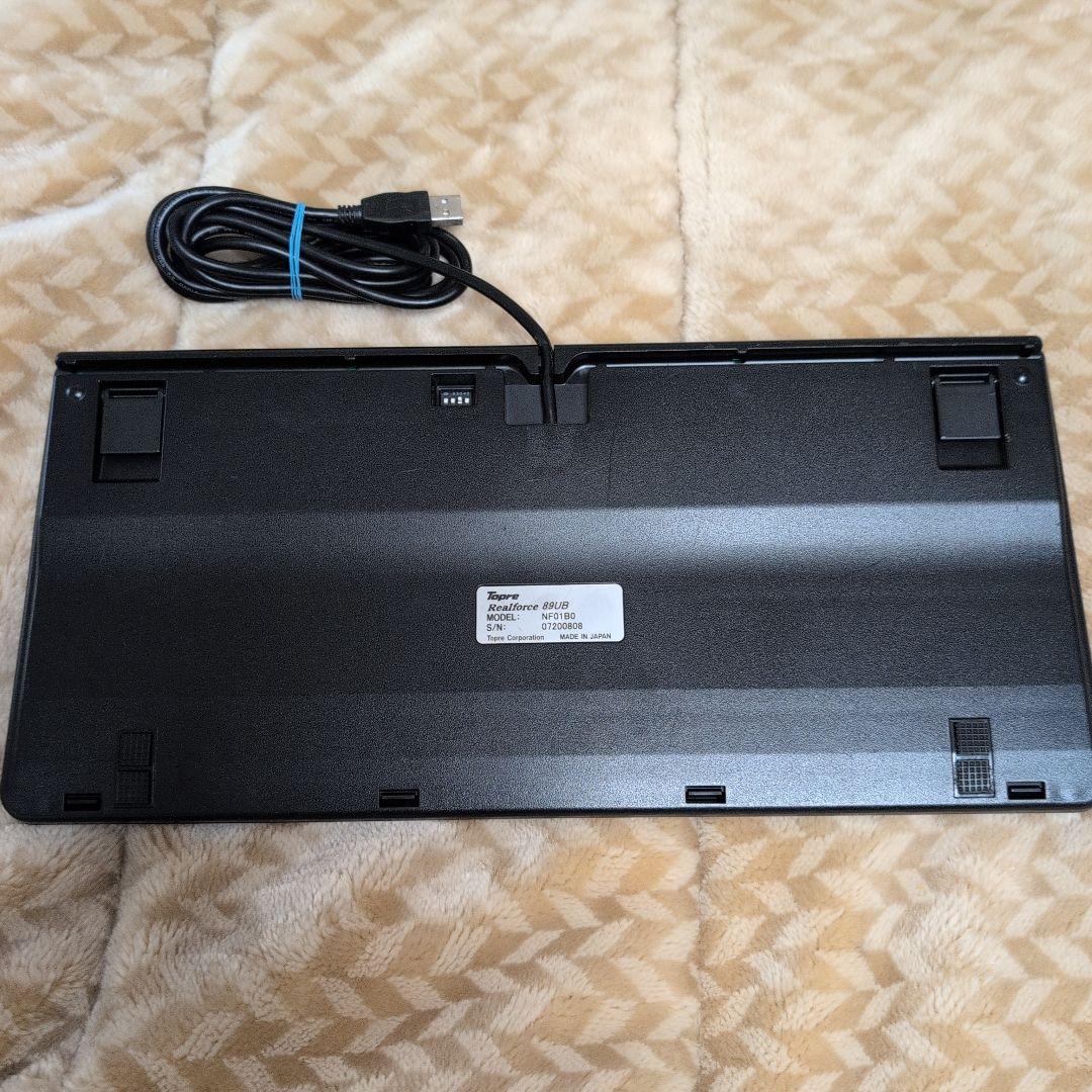中古【動作確認済】東プレ RealForce 89UB NF01B0 キーボード