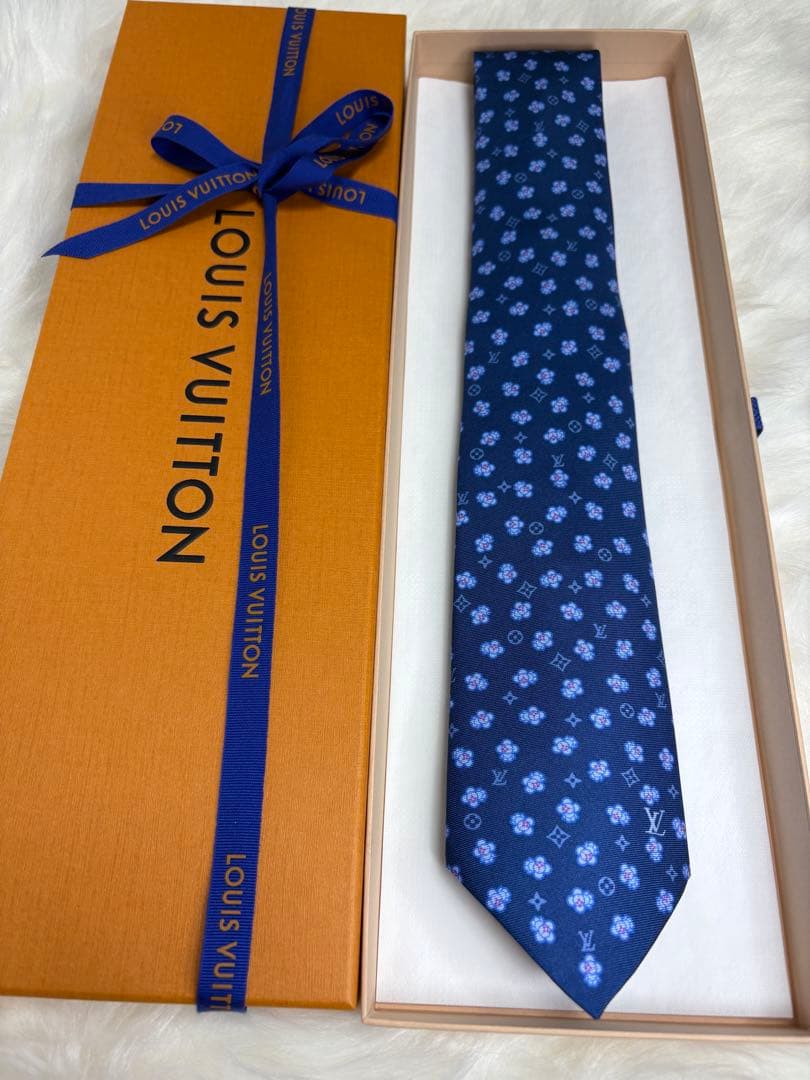極美品】LOUIS VUITTON ルイヴィトン ネクタイ ヴィヴィエンヌ 現行