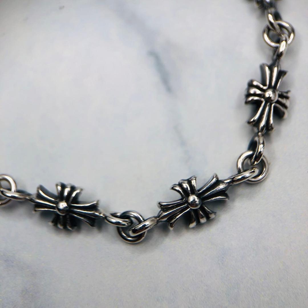 シルバー925 ブレスレット　クロス　十字架　クロム　2-26　8935