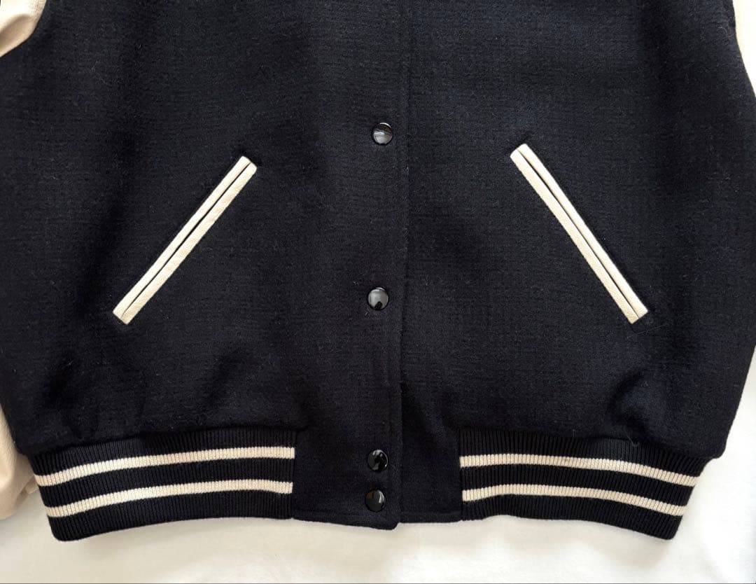 極美品☆スピックアンドスパン　スタンダード　スタジャン　ブラック　38