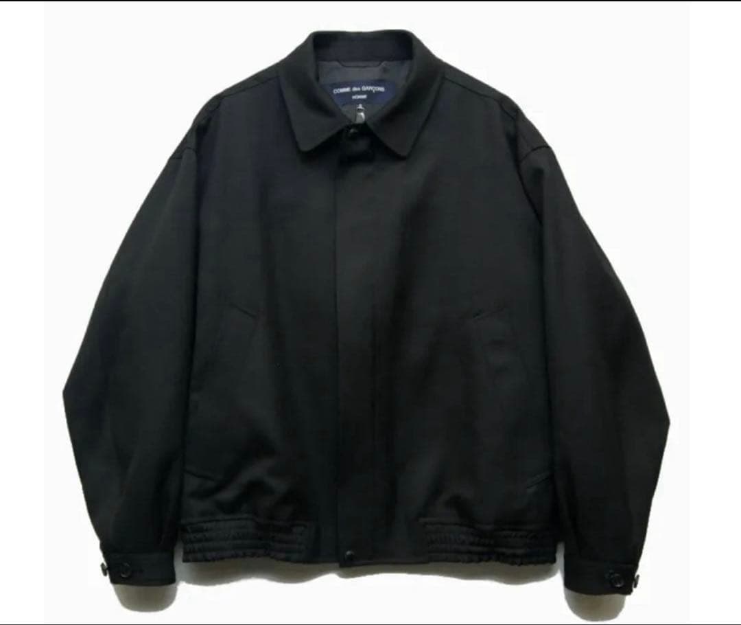 24aw comme des garcons homme ウールサージ ブルゾン
