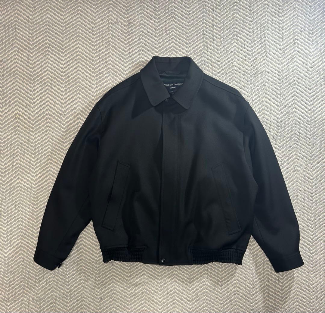 24aw comme des garcons homme ウールサージ ブルゾン