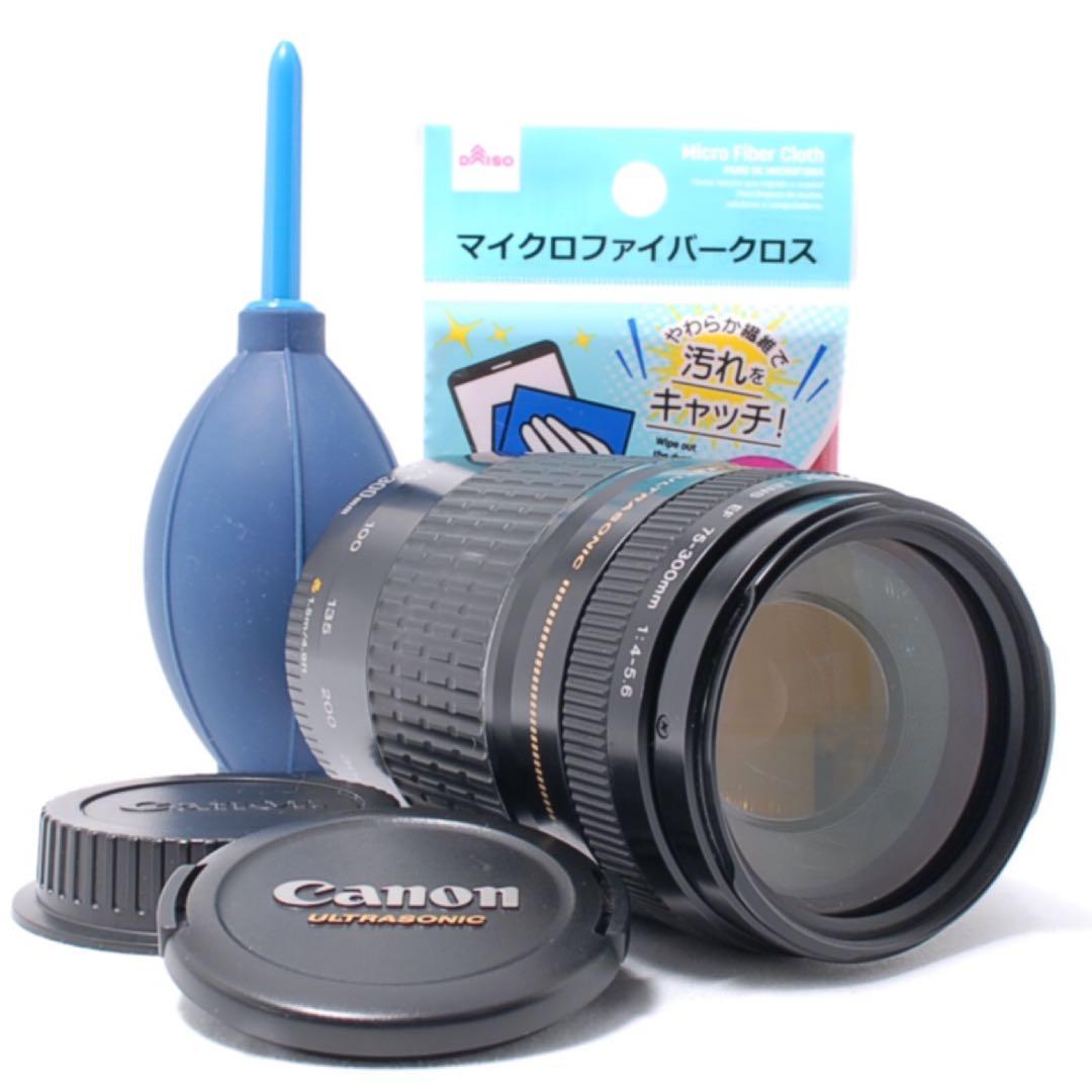 超望遠【Canon EF 75-300mm F:4-5.6 USM】ズームレンズ