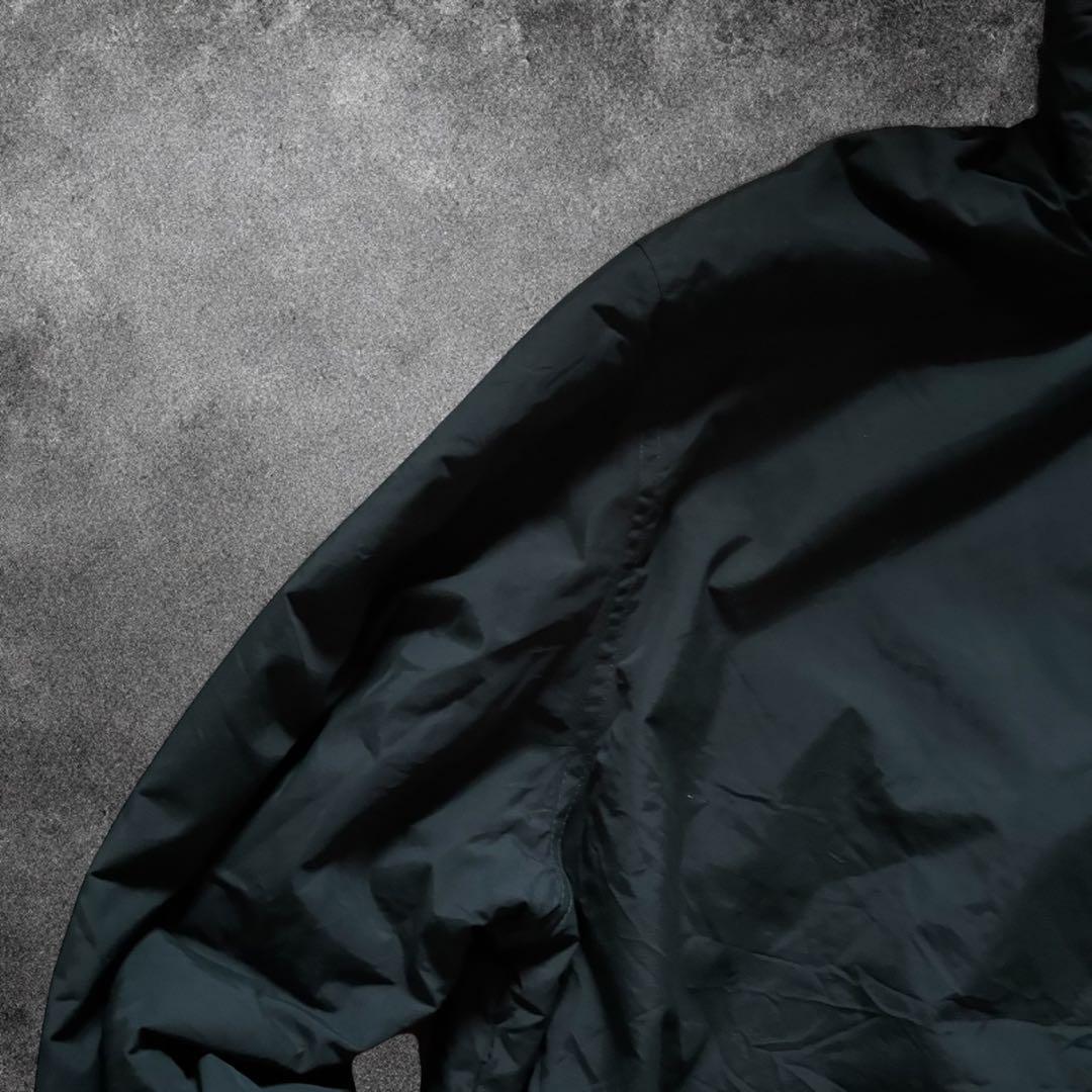 00s L.L.Beanウォームアップジャケットダークグリーン裏地フリースO78