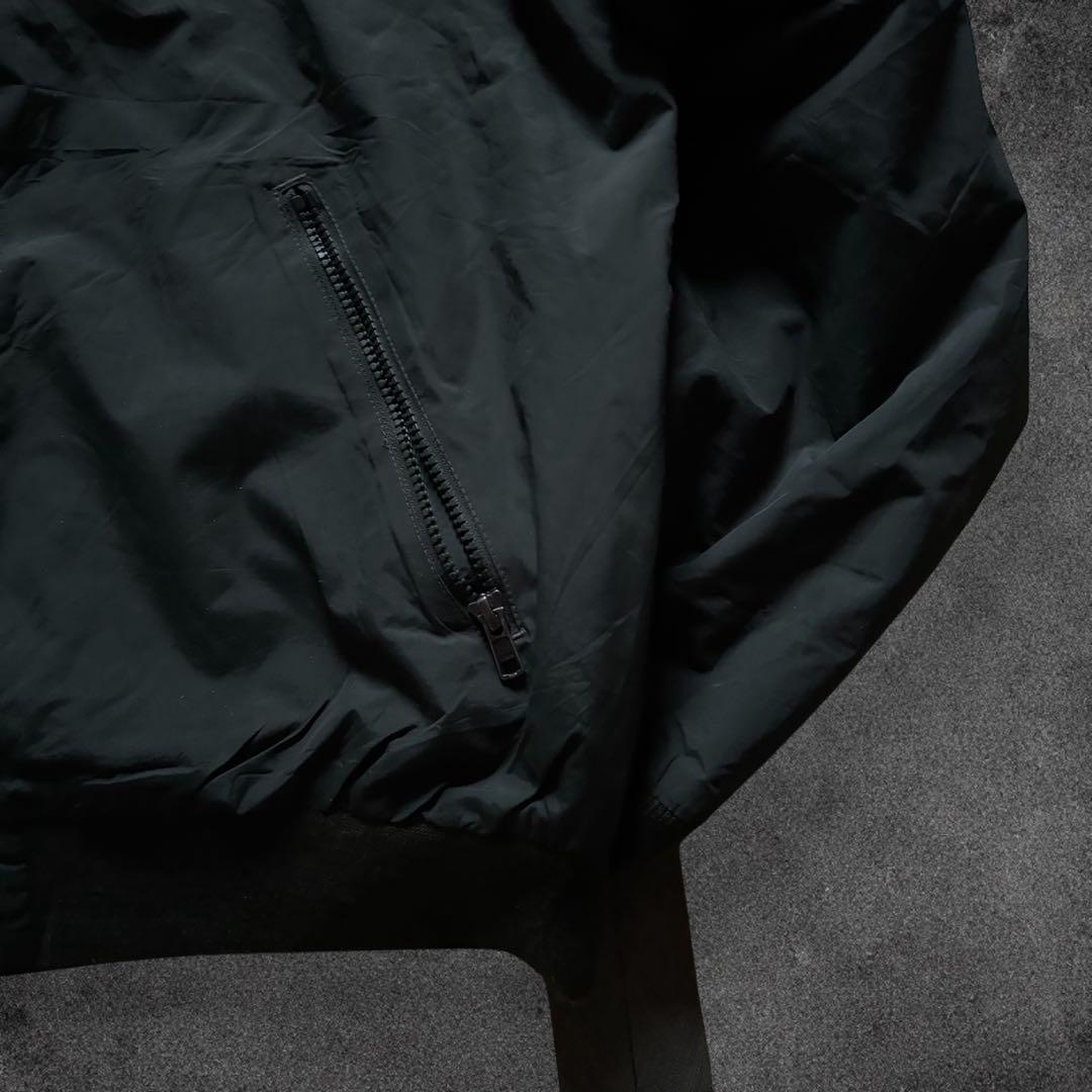 00s L.L.Beanウォームアップジャケットダークグリーン裏地フリースO78