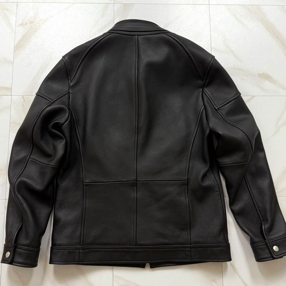 UNION STATION by メンズ・ビギ 羊革 ライダース ジャケット