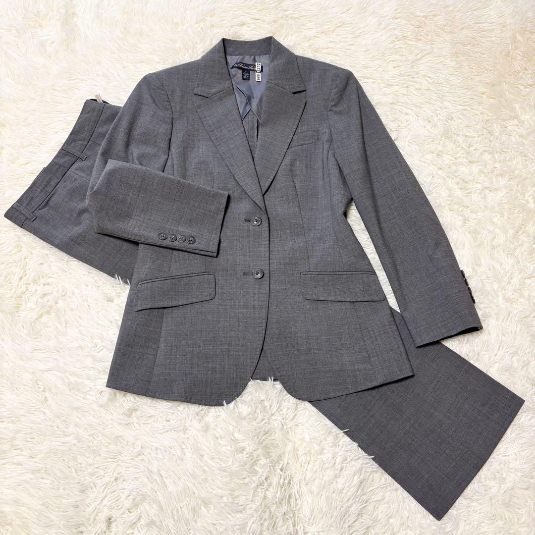現行タグ ブルックスブラザーズ スーツ セットアップ 0サイズ グレー 高級生地