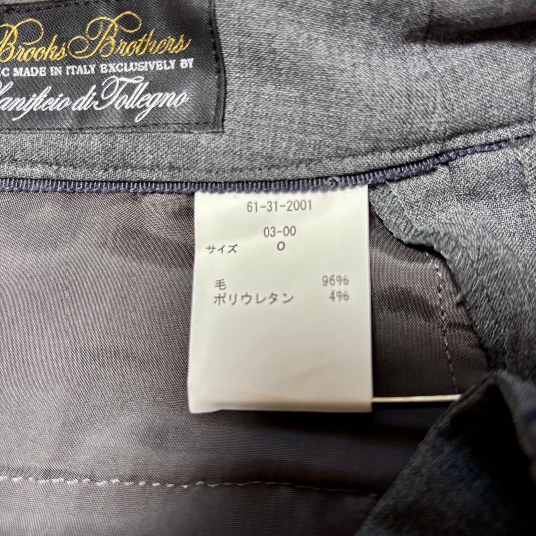 現行タグ ブルックスブラザーズ スーツ セットアップ 0サイズ グレー 高級生地