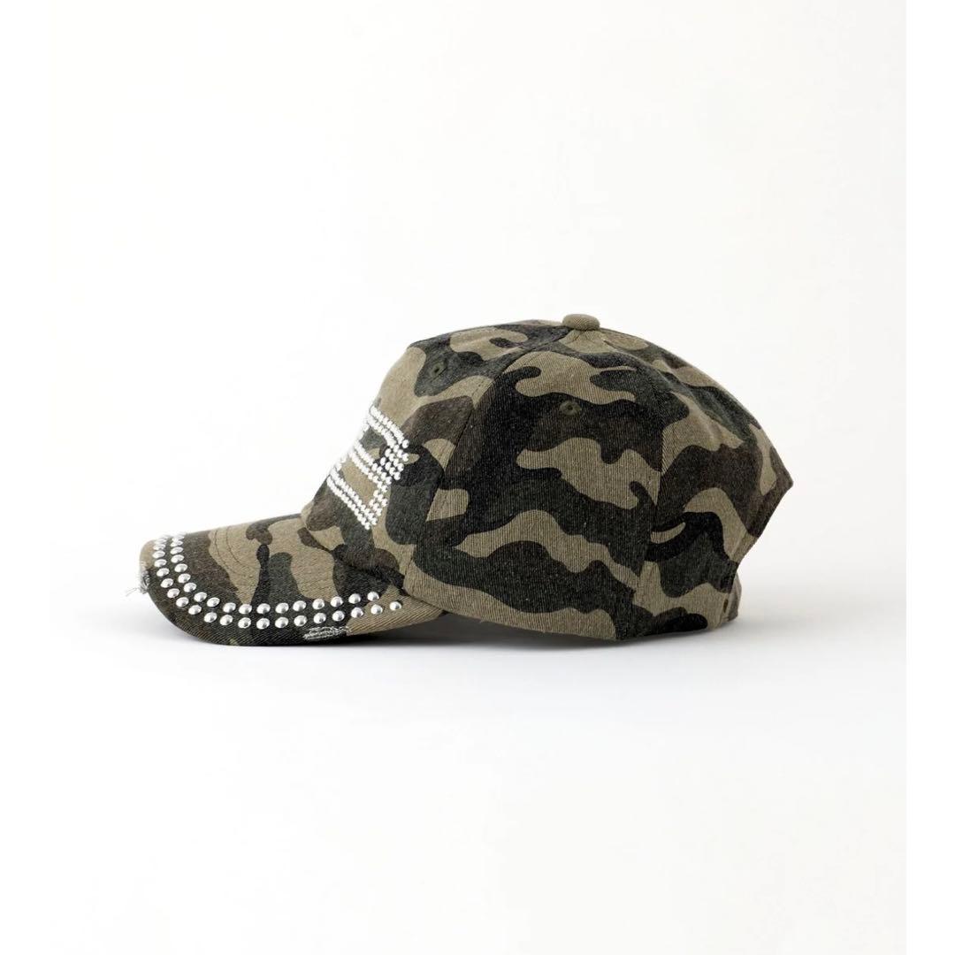 帽子 BD STUDS DAMAGE CAP