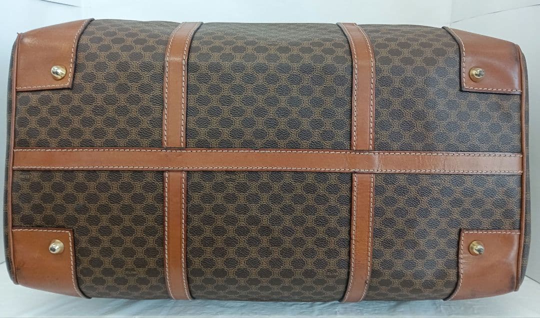 APL05 セリーヌ マカダム ボストンバッグ ゴールド金具 トリオンフ