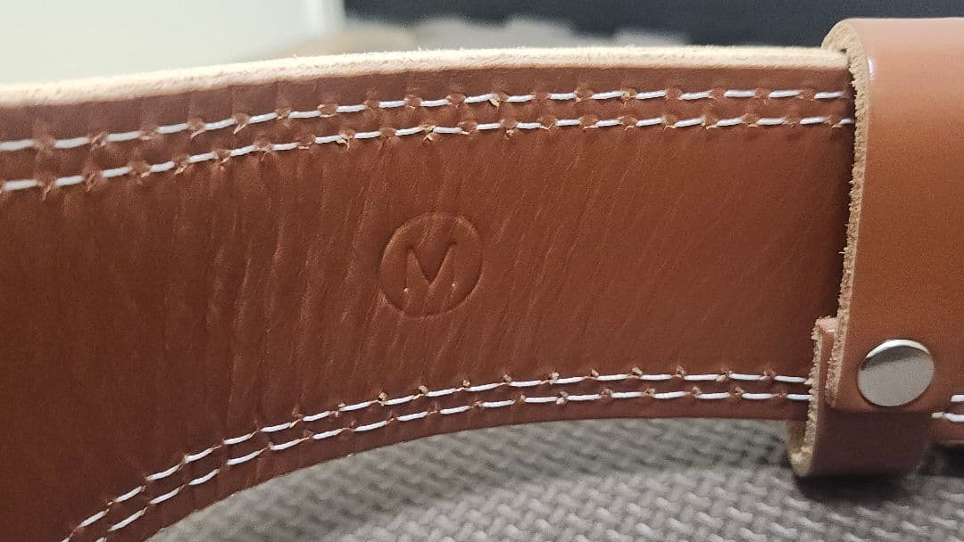 GOLD'S GYM レザー トレーニングベルト　サイズM