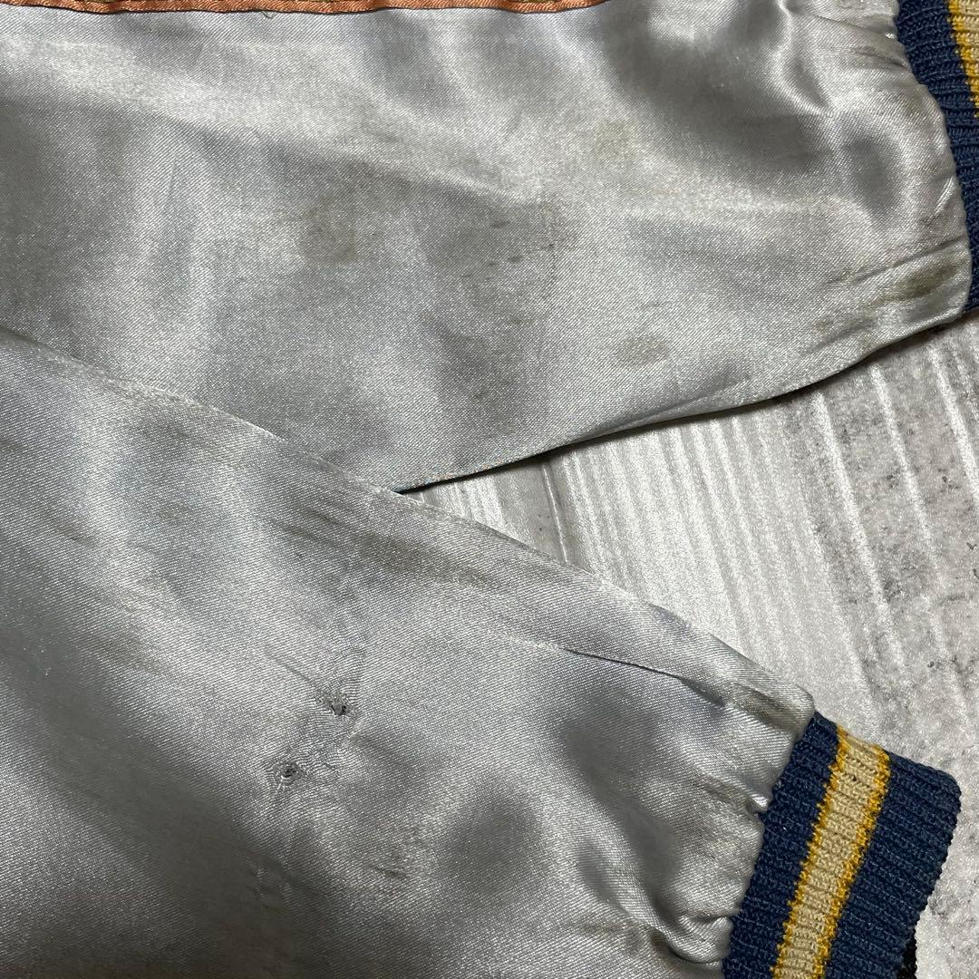 テーラー東洋　スカジャン　スーベニアジャケット　龍　鹿　リバーシブル　M 黒　竜