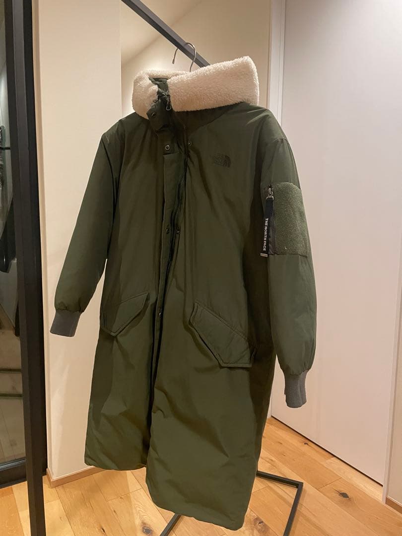【THE NORTH FACE】ロングダウン　カーキ