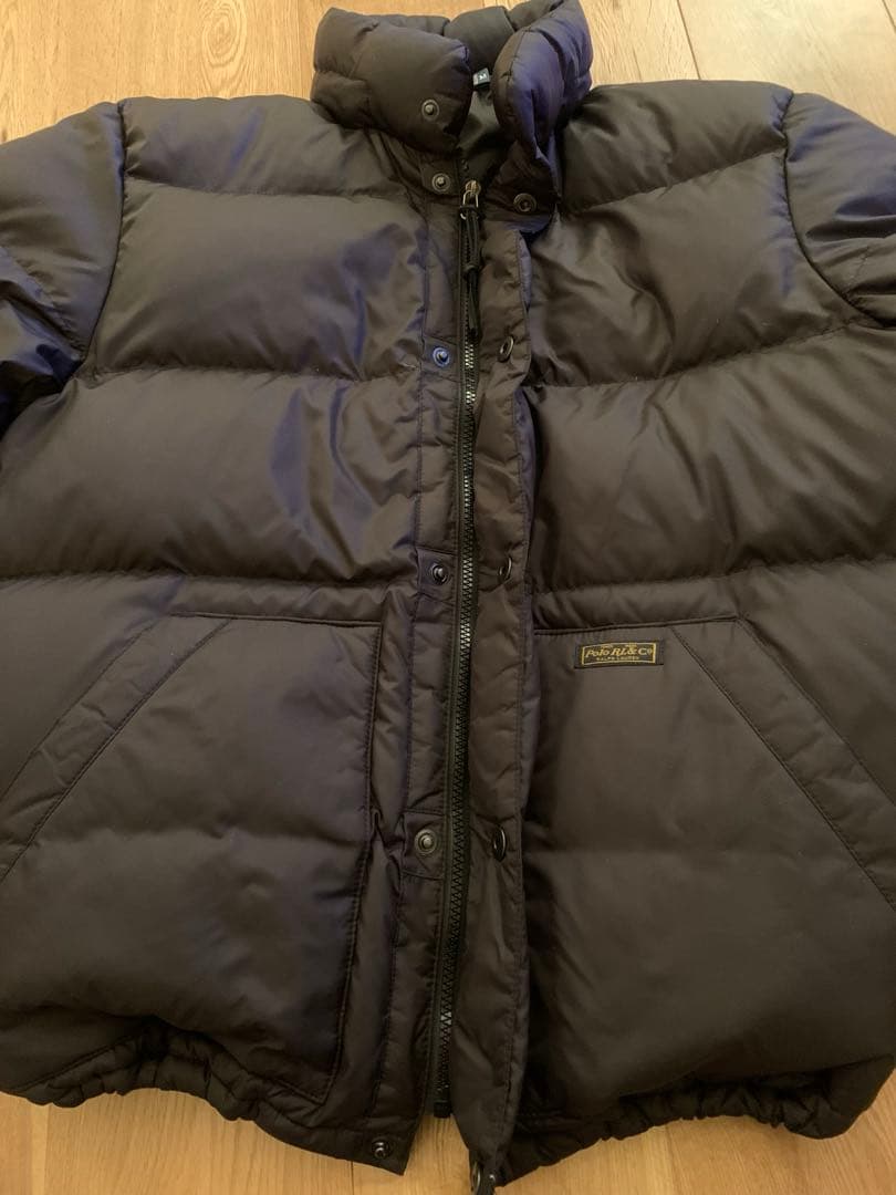 さ*ー様 【美品】90s’ ポロラルフローレン ダウンジャケット スミクロ Mサ