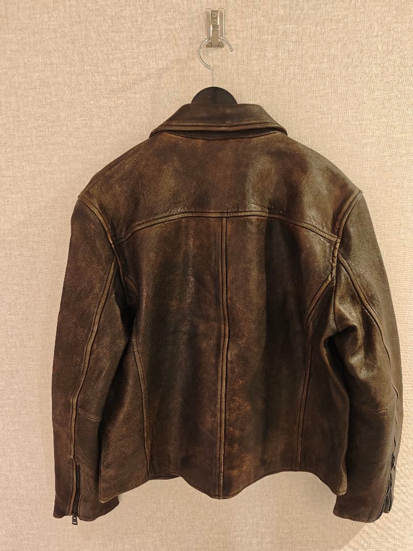 w*j様 【新品未使用】BANANA REPUBLIC レザー ジャケット L