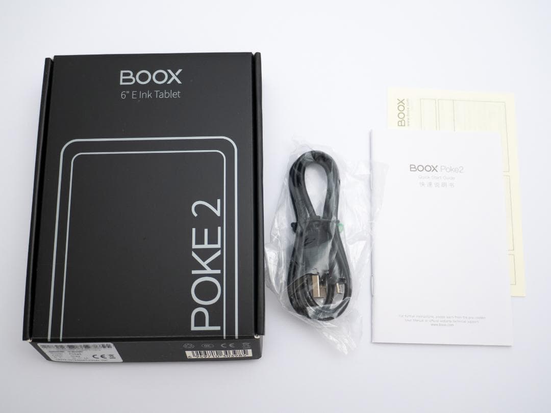 BOOX Poke 2、6インチE-Ink搭載Android電子書籍リーダー